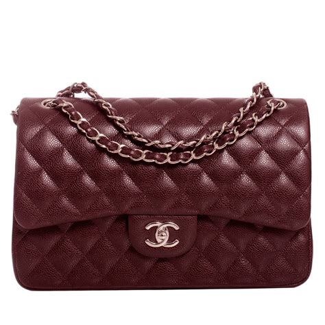 chanel burgundy flap|chanel flap.